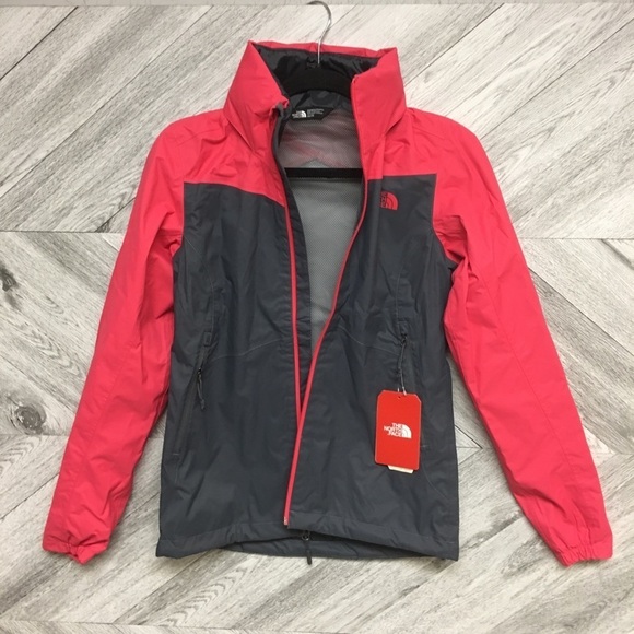 The North Face | Resolve Plus Jacket Pink & Grey - Picture 3 of 7